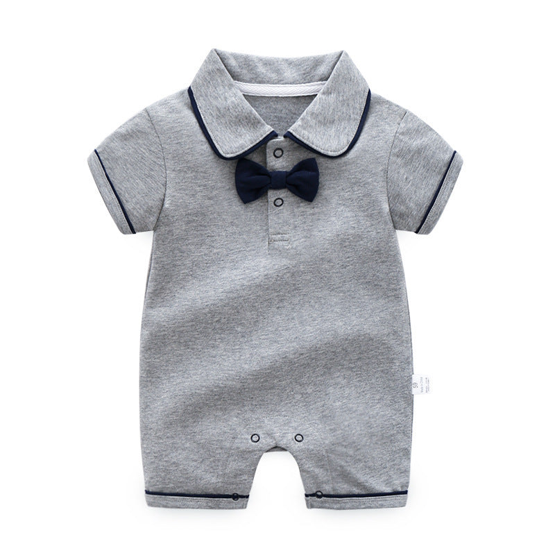 Baby Jumpsuit Thin Clothing Short Sleeve Crawler