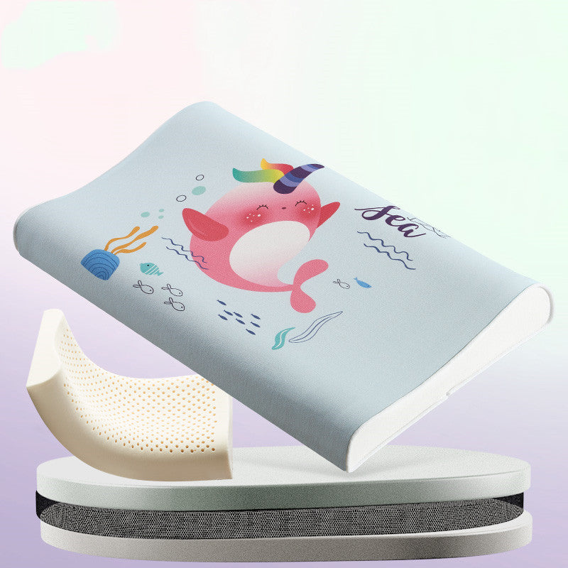 Toddler Natural Cotton Baby Sleep Atex Pillow