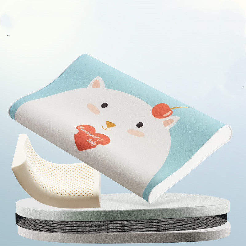 Toddler Natural Cotton Baby Sleep Atex Pillow
