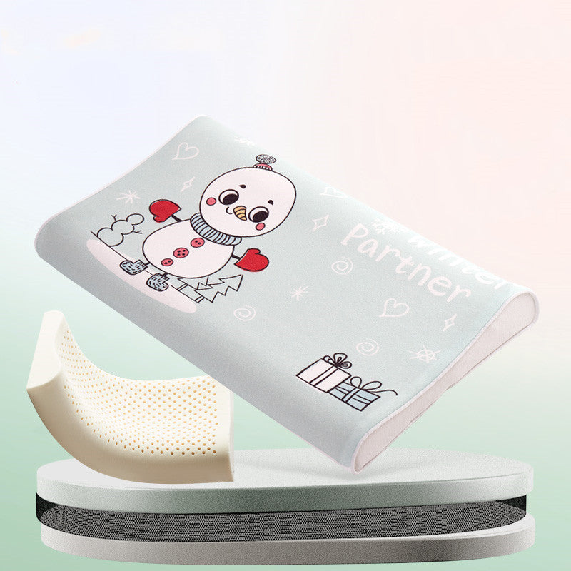 Toddler Natural Cotton Baby Sleep Atex Pillow